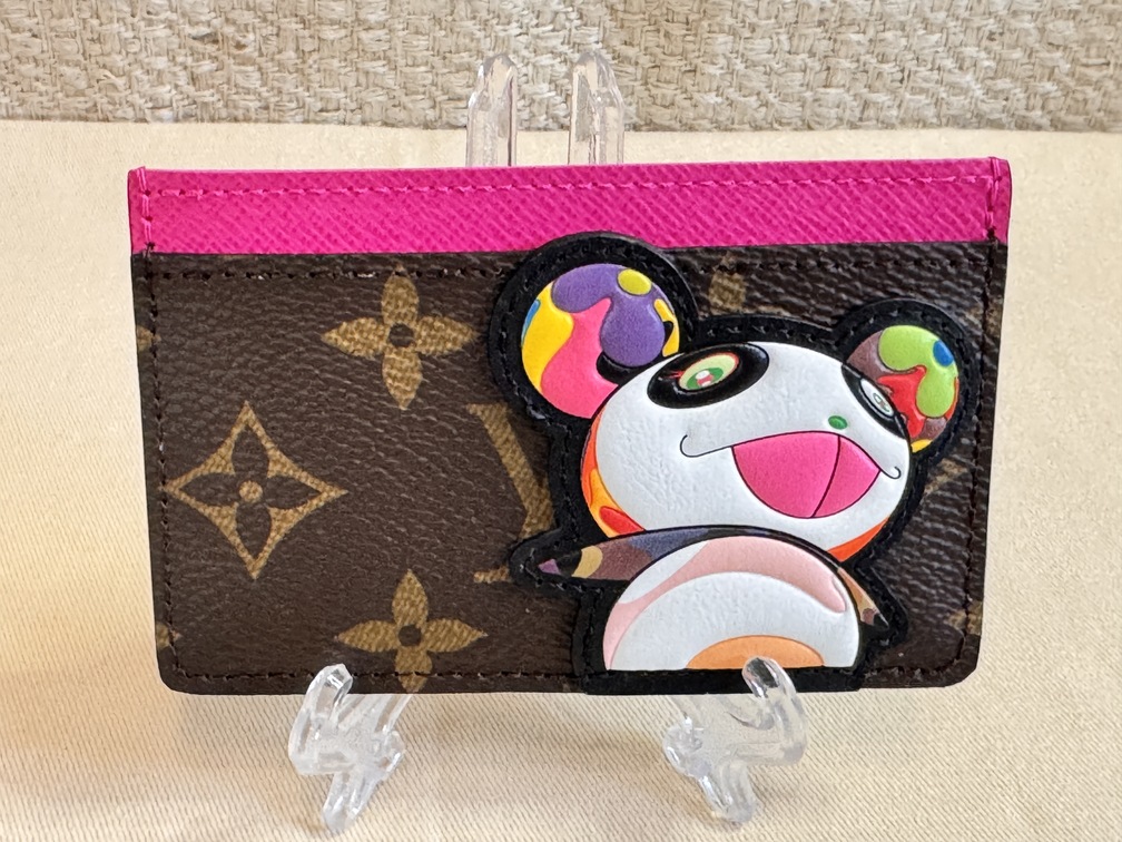 100% Original Louis Vuitton cardholder Panda Superflat